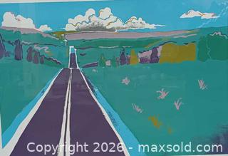 MaxSold Auction: 'Highway North' Limited Edition Silkscreen by Canadian Artist Vesa Peltonen Signed  - Toronto (Ontario, Canada) PARTNER MANAGED Reseller Online Auction - Queen Street West