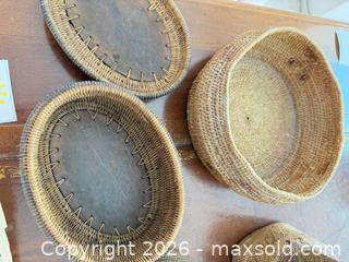 MaxSold Auction: Assorted Northwest Coast / Tribal Woven Baskets, Set - Vancouver (British Columbia, Canada) PARTNER MANAGED Estate Sale Online Auction - West 13th Avenue