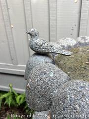 MaxSold Auction: Concrete Cast Stone Pedestal Birdbath with Bird and Rabbit - Vancouver (British Columbia, Canada) PARTNER MANAGED Estate Sale Online Auction - West 13th Avenue