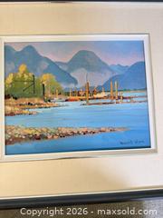 MaxSold Auction: Framed Acrylic Landscape/Seascape Painting, Signed - Vancouver (British Columbia, Canada) PARTNER MANAGED Estate Sale Online Auction - West 13th Avenue