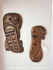 MaxSold Auction: Northwest Coast Style Carved Wood Wall Plaque, Brown - Vancouver (British Columbia, Canada) PARTNER MANAGED Estate Sale Online Auction - West 13th Avenue
