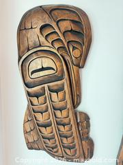 MaxSold Auction: Northwest Coast Style Carved Wood Wall Plaque, Brown - Vancouver (British Columbia, Canada) PARTNER MANAGED Estate Sale Online Auction - West 13th Avenue