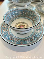 MaxSold Auction: Porcelain Tea/Coffee Set & Assorted Dinnerware, Turquoise Scroll - Vancouver (British Columbia, Canada) PARTNER MANAGED Estate Sale Online Auction - West 13th Avenue