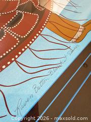 MaxSold Auction: Richard Shorty Raven Button Blanket Dancer Original Painting - Vancouver (British Columbia, Canada) PARTNER MANAGED Estate Sale Online Auction - West 13th Avenue