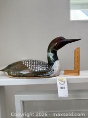MaxSold Auction: Signed Percy Gerald Bicknell Loon Decoy,1989 - Vancouver (British Columbia, Canada) PARTNER MANAGED Estate Sale Online Auction - West 13th Avenue