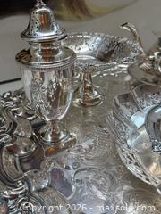 MaxSold Auction: Victorian Silver-Plated Tea Service with Large Serving Tray - Vancouver (British Columbia, Canada) PARTNER MANAGED Estate Sale Online Auction - West 13th Avenue