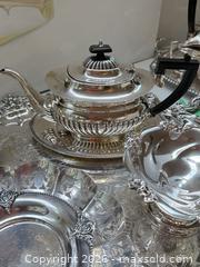 MaxSold Auction: Victorian Silver-Plated Tea Service with Large Serving Tray - Vancouver (British Columbia, Canada) PARTNER MANAGED Estate Sale Online Auction - West 13th Avenue