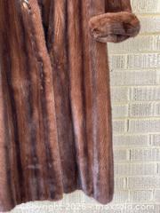 MaxSold Auction:  Vintage Mahogany Mink Fur Coat Women’s Large  - Toronto (Ontario, Canada) PARTNER MANAGED Estate Sale Online Auction - Merton Street