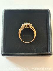 MaxSold Auction: Gorgeous 10K Gold Ring with Sapphire and Small Diamonds   - North Dundas (Ontario, Canada) SELLER MANAGED Downsizing Online Auction - Moffat