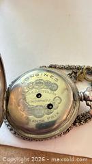 MaxSold Auction: old longines 800 silver cased pocketwatch. arabic writing on dial and says constanopol !   - North Dundas (Ontario, Canada) SELLER MANAGED Downsizing Online Auction - Moffat Street