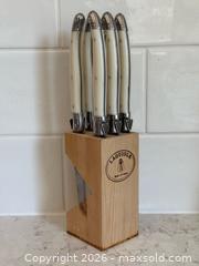 MaxSold Auction: Laguiole steak knife set - Nanaimo (British Columbia, Canada) SELLER MANAGED Estate Sale Online Auction -  Elizabeth Street