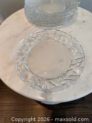 MaxSold Auction: 6 Tiffany & Co. Rock Cut Glass Salad Plates - Toronto (Ontario, Canada) SELLER MANAGED Downsizing Online Auction - Heathdale Road