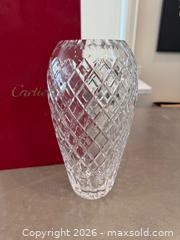 MaxSold Auction: Cartier Crystal 11" Vase w/Box - Toronto (Ontario, Canada) SELLER MANAGED Downsizing Online Auction - Heathdale Road