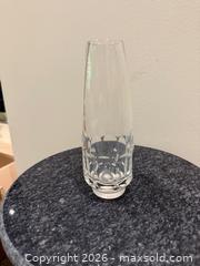 MaxSold Auction: Cartier Crystal 7.5" Bud Vase - Toronto (Ontario, Canada) SELLER MANAGED Downsizing Online Auction - Heathdale Road