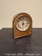 MaxSold Auction: Cartier Guilloche Enamel Alarm/Desk Clock, REF. 2746 - Toronto (Ontario, Canada) SELLER MANAGED Downsizing Online Auction - Heathdale Road