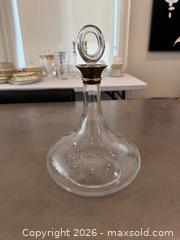 MaxSold Auction: Cartier 'Trinity' Wine Decanter with Sterling Silver Collar - Toronto (Ontario, Canada) SELLER MANAGED Downsizing Online Auction - Heathdale Road