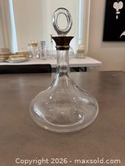 MaxSold Auction: Cartier 'Trinity' Wine Decanter with Sterling Silver Collar - Toronto (Ontario, Canada) SELLER MANAGED Downsizing Online Auction - Heathdale Road