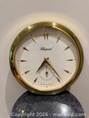 MaxSold Auction: Chopard Geneve Swiss Depuis 1860 Wall Clock- 14" - Toronto (Ontario, Canada) SELLER MANAGED Downsizing Online Auction - Heathdale Road
