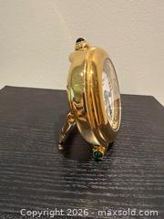 MaxSold Auction: Chopard 'Happy Day' Gold Tone Alarm/Desk Clock - Toronto (Ontario, Canada) SELLER MANAGED Downsizing Online Auction - Heathdale Road