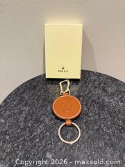 MaxSold Auction: Rolex Brown Leather Key Ring with Original Box, Like New - Toronto (Ontario, Canada) SELLER MANAGED Downsizing Online Auction - Heathdale Road