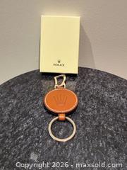 MaxSold Auction: Rolex Brown Leather Key Ring with Original Box, Like New - Toronto (Ontario, Canada) SELLER MANAGED Downsizing Online Auction - Heathdale Road