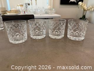 MaxSold Auction: Set of 4 Cartier Crystal Whiskey Glasses # 3 - Toronto (Ontario, Canada) SELLER MANAGED Downsizing Online Auction - Heathdale Road