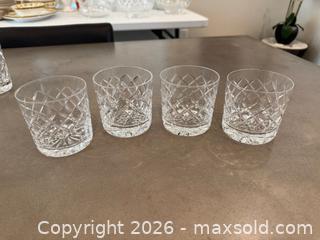 MaxSold Auction: Set of 4 Cartier Crystal Whiskey Glasses # 3 - Toronto (Ontario, Canada) SELLER MANAGED Downsizing Online Auction - Heathdale Road
