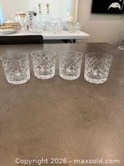 MaxSold Auction: Set of 4 Cartier Crystal Whiskey Glasses # 3 - Toronto (Ontario, Canada) SELLER MANAGED Downsizing Online Auction - Heathdale Road