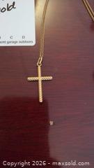 MaxSold Auction: 10K Gold Necklace with Religious Cross Pendant A - Toronto (Ontario, Canada) Estate Sale Online Auction - Galley Avenue