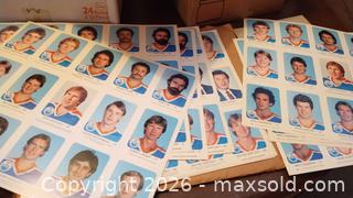 MaxSold Auction: Edmonton Oilers 1980s Uncut Player Photo Sheets B - Toronto (Ontario, Canada) Estate Sale Online Auction - Galley Avenue
