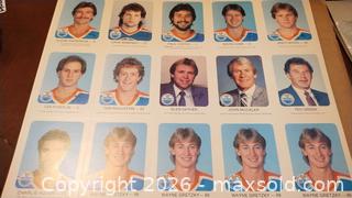 MaxSold Auction: Edmonton Oilers 1980s Uncut Player Photo Sheets B - Toronto (Ontario, Canada) Estate Sale Online Auction - Galley Avenue