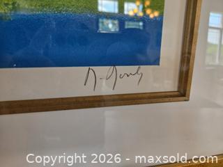 MaxSold Auction: Framed original artwork by Marcel Mouly  - Upper Macungie Township (Pennsylvania, USA) PARTNER MANAGED Estate Sale Online Auction - North Lane
