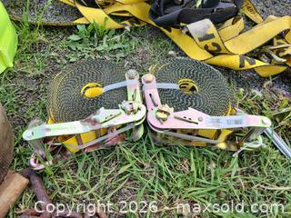 MaxSold Auction: Assorted Ratchet and Tow Straps lot 264 - Ottawa (Ontario, Canada) SELLER MANAGED Downsizing Online Auction -  Mackey