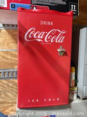 MaxSold Auction: Coca-Cola Mini Fridge  - Ottawa (Ontario, Canada) SELLER MANAGED Downsizing Online Auction -  Mackey