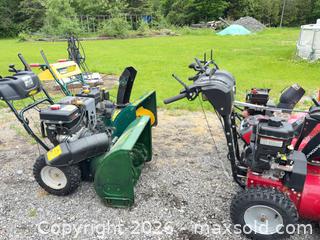 MaxSold Auction: Group of Snowblowers - Ottawa (Ontario, Canada) SELLER MANAGED Downsizing Online Auction -  Mackey