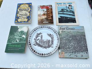 MaxSold Auction: Local Ontario Books and Plate lot 205 - Ottawa (Ontario, Canada) SELLER MANAGED Downsizing Online Auction -  Mackey