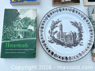 MaxSold Auction: Local Ontario Books and Plate lot 205 - Ottawa (Ontario, Canada) SELLER MANAGED Downsizing Online Auction -  Mackey