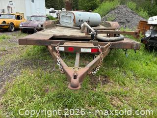 MaxSold Auction: Tandem car trailer, steel bed - Ottawa (Ontario, Canada) SELLER MANAGED Downsizing Online Auction -  Mackey