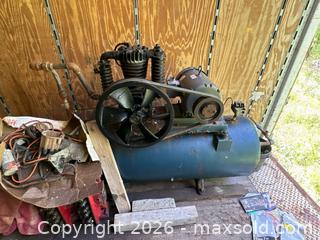 MaxSold Auction: Ten Horsepower air compressor  - Ottawa (Ontario, Canada) SELLER MANAGED Downsizing Online Auction -  Mackey