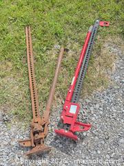 MaxSold Auction: Two 48” Farm Jacks - Ottawa (Ontario, Canada) SELLER MANAGED Downsizing Online Auction -  Mackey