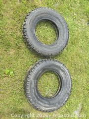 MaxSold Auction: Two 6.50-13 M-S 4 Ply Nylon tires   - Ottawa (Ontario, Canada) SELLER MANAGED Downsizing Online Auction -  Mackey