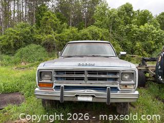 MaxSold Auction: Two Dodge Ram Chargers Trucks  1B7JW24T5BS161812 and 3B4GM17ZXLM004083 - Ottawa (Ontario, Canada) SELLER MANAGED Downsizing Online Auction -  Mackey