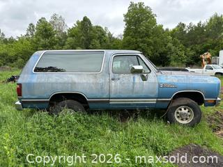 MaxSold Auction: Two Dodge Ram Chargers Trucks  1B7JW24T5BS161812 and 3B4GM17ZXLM004083 - Ottawa (Ontario, Canada) SELLER MANAGED Downsizing Online Auction -  Mackey
