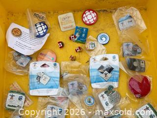 MaxSold Auction: Vintage Olympic Pin Collection  - Ottawa (Ontario, Canada) SELLER MANAGED Downsizing Online Auction -  Mackey