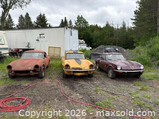 MaxSold Auction: 3 1972 triumph gt6s - Ottawa (Ontario, Canada) SELLER MANAGED Downsizing Online Auction -  Mackey