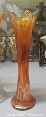 MaxSold Auction: Carnival glass vases A - North Whitehall Township (Pennsylvania, USA) SELLER MANAGED Downsizing Online Auction - Neffs Laurys Road