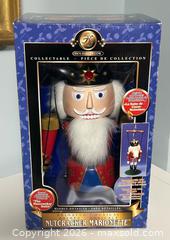 MaxSold Auction: 2002 Christmas Animated Musical Nutcracker Marionette NIB  - Burlington (Ontario, Canada) SELLER MANAGED Estate Sale Online Auction - Fairview Street (STORAGE)