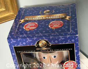 MaxSold Auction: 2002 Christmas Animated Musical Nutcracker Marionette NIB  - Burlington (Ontario, Canada) SELLER MANAGED Estate Sale Online Auction - Fairview Street (STORAGE)