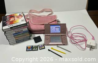 MaxSold Auction: Nintendo DS Lite Handheld Bundle w/ 11 Games and Carrycase - Burlington (Ontario, Canada) SELLER MANAGED Estate Sale Online Auction - Fairview Street (STORAGE)