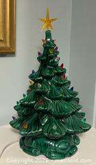 MaxSold Auction: Vintage Ceramic Lighted Christmas Tree 19” tall - Burlington (Ontario, Canada) SELLER MANAGED Estate Sale Online Auction - Fairview Street (STORAGE)